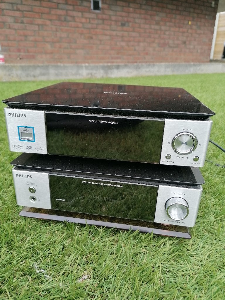 Philips cd-, dvd-, radiospeler met boxen, Audio, Tv en Foto, Luidsprekerboxen, Ophalen, Gebruikt, Philips