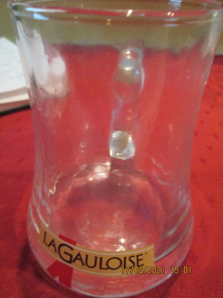 Chope à bière « LA GAULOISE », Ophalen, Nieuw, Glas of Glazen, Overige merken