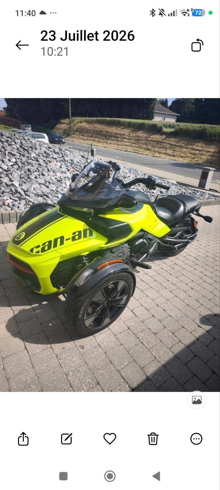 Can am spyder f3s de 2025 garantie jusqu'à 2030 (descriptif), Motoren, Ophalen