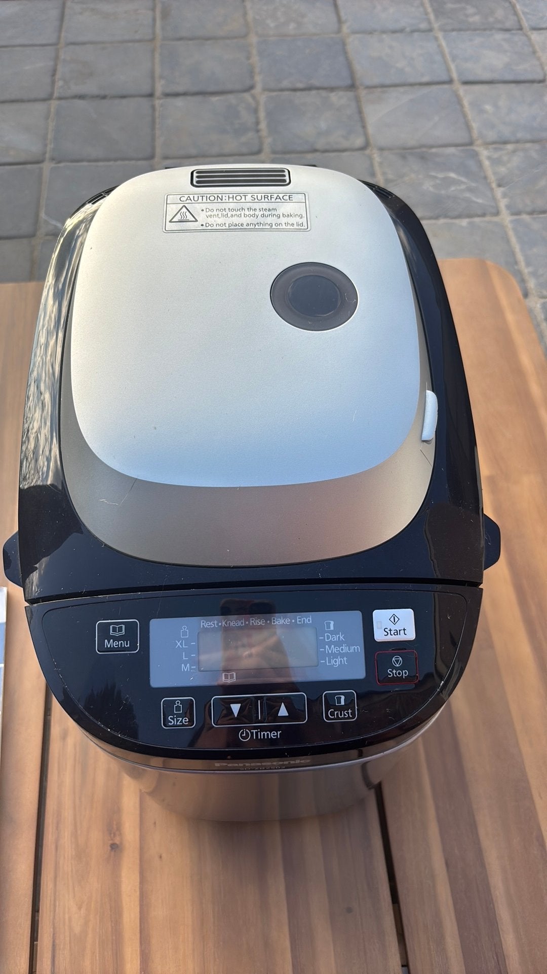 Panasonic Broodbakmachine (SD-ZB2502) + Receptenboekje, 800 à 1200 grammes de pâte, Comme neuf, Enlèvement, Avec minuteur