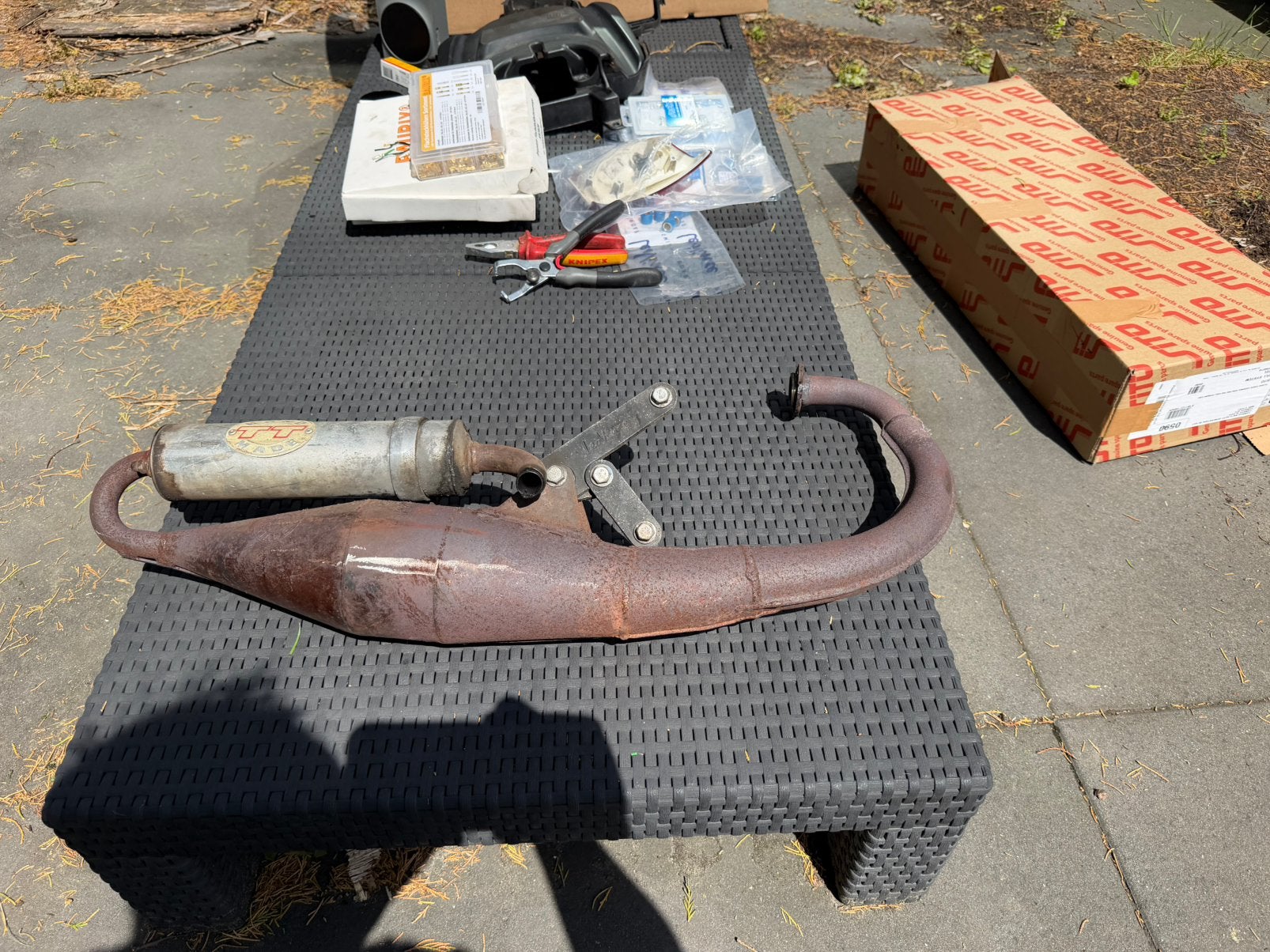 Leovince hand made tt uitlaat minarelli verticaal, Motos, Pièces | Yamaha, Enlèvement, Utilisé