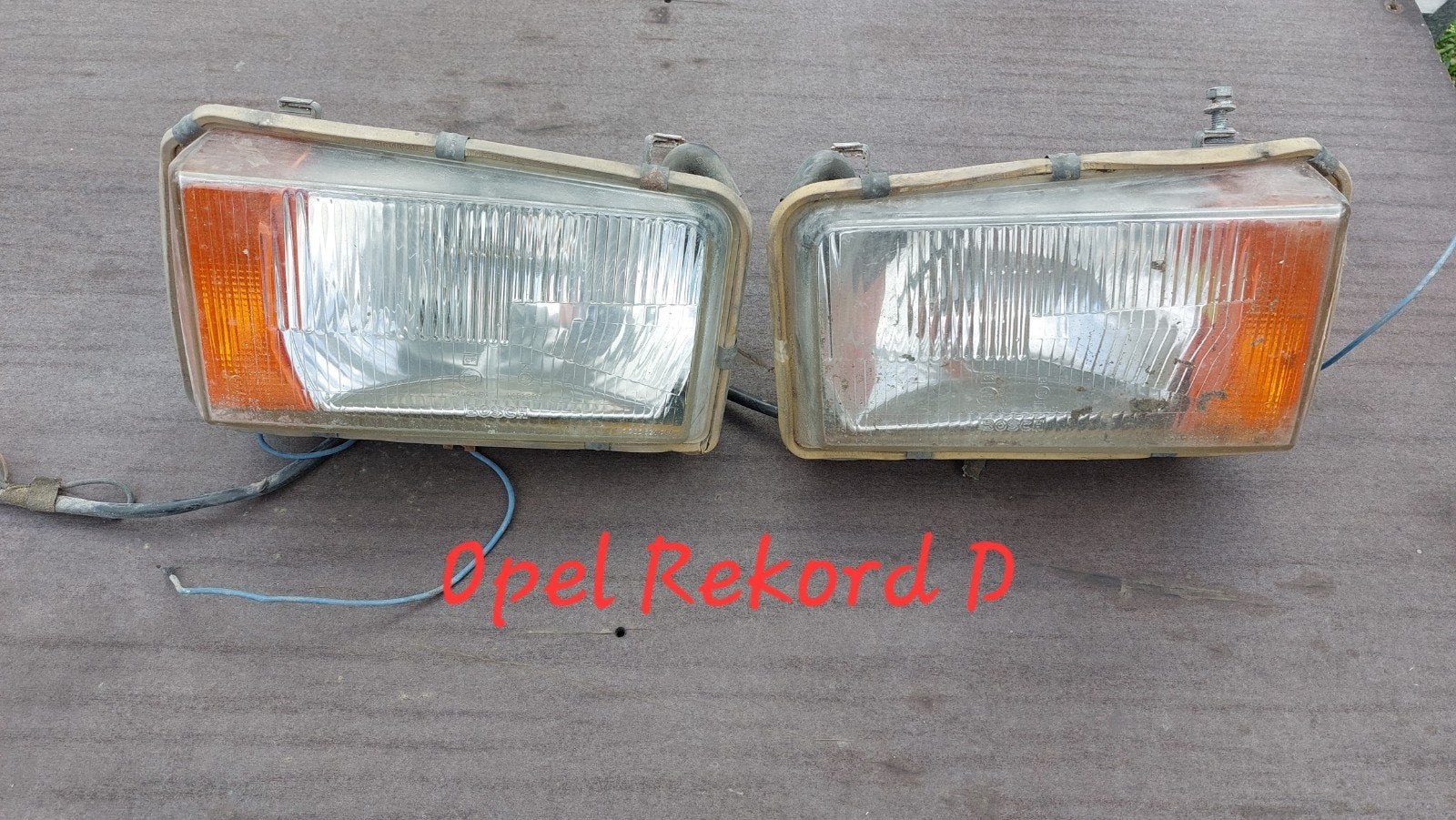 Koplampen Opel Rekord D of Commodore B, Auto-onderdelen, Ophalen, Gebruikt, Opel