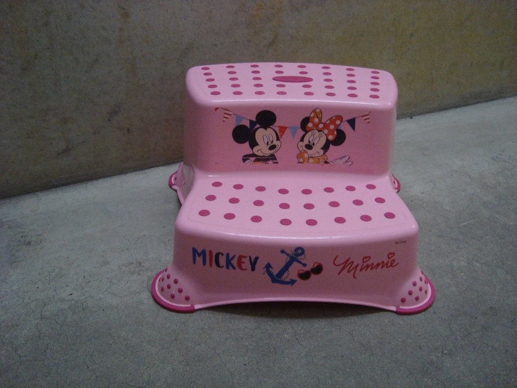double marche pied enfant Disney ( Mickey & Minnie ), Enfants & Bébés, Comme neuf, Enlèvement, Autres types, Rose