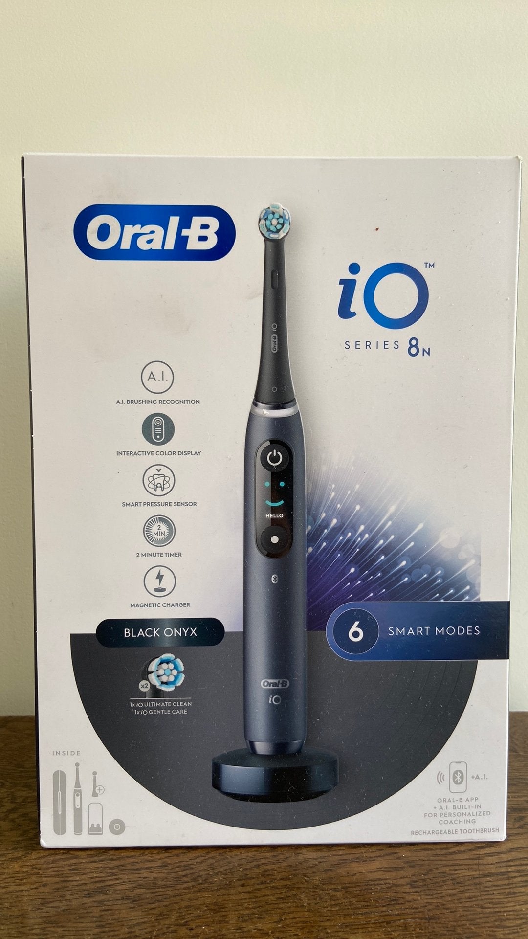 Oral-B iO series 8 electrische tandenborstel (zwart), Enlèvement, Neuf, Brosse à dents