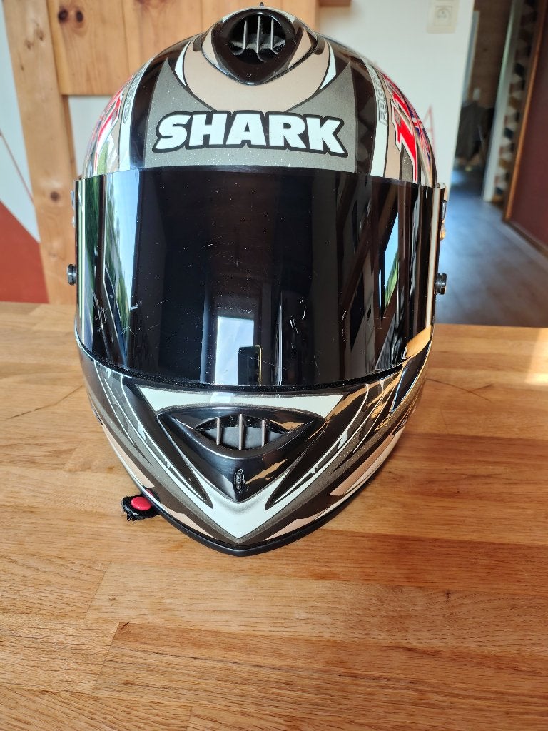 Casque shark RSR 2, Motos, Seconde main, Enlèvement, M, Femmes