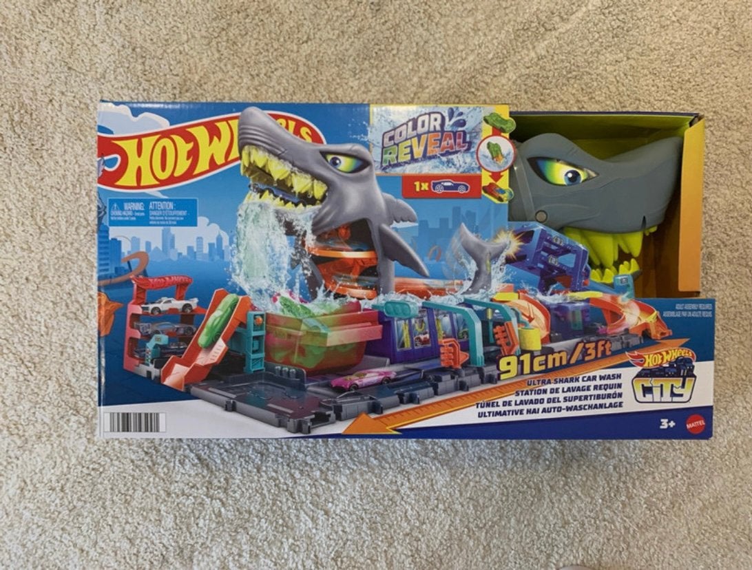 Hot Wheels Carwash Shark (nieuw!), Ophalen, Nieuw, Racebaan, Hot Wheels