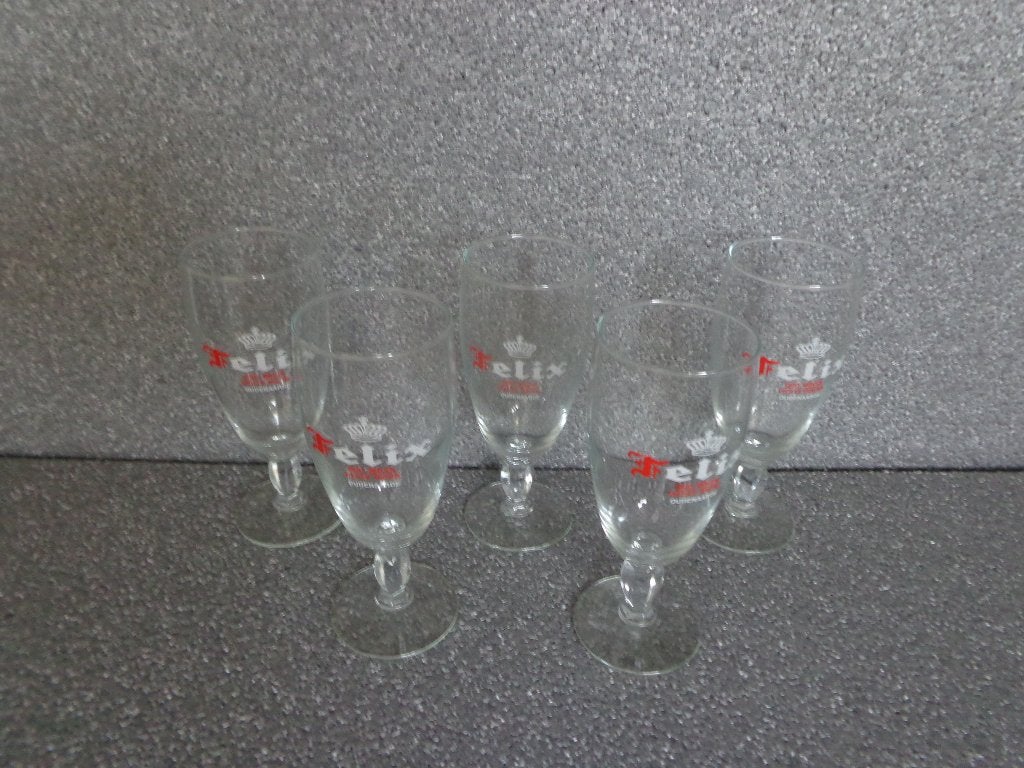 bierglazen  felix   (  oudenaarde  ), Ophalen