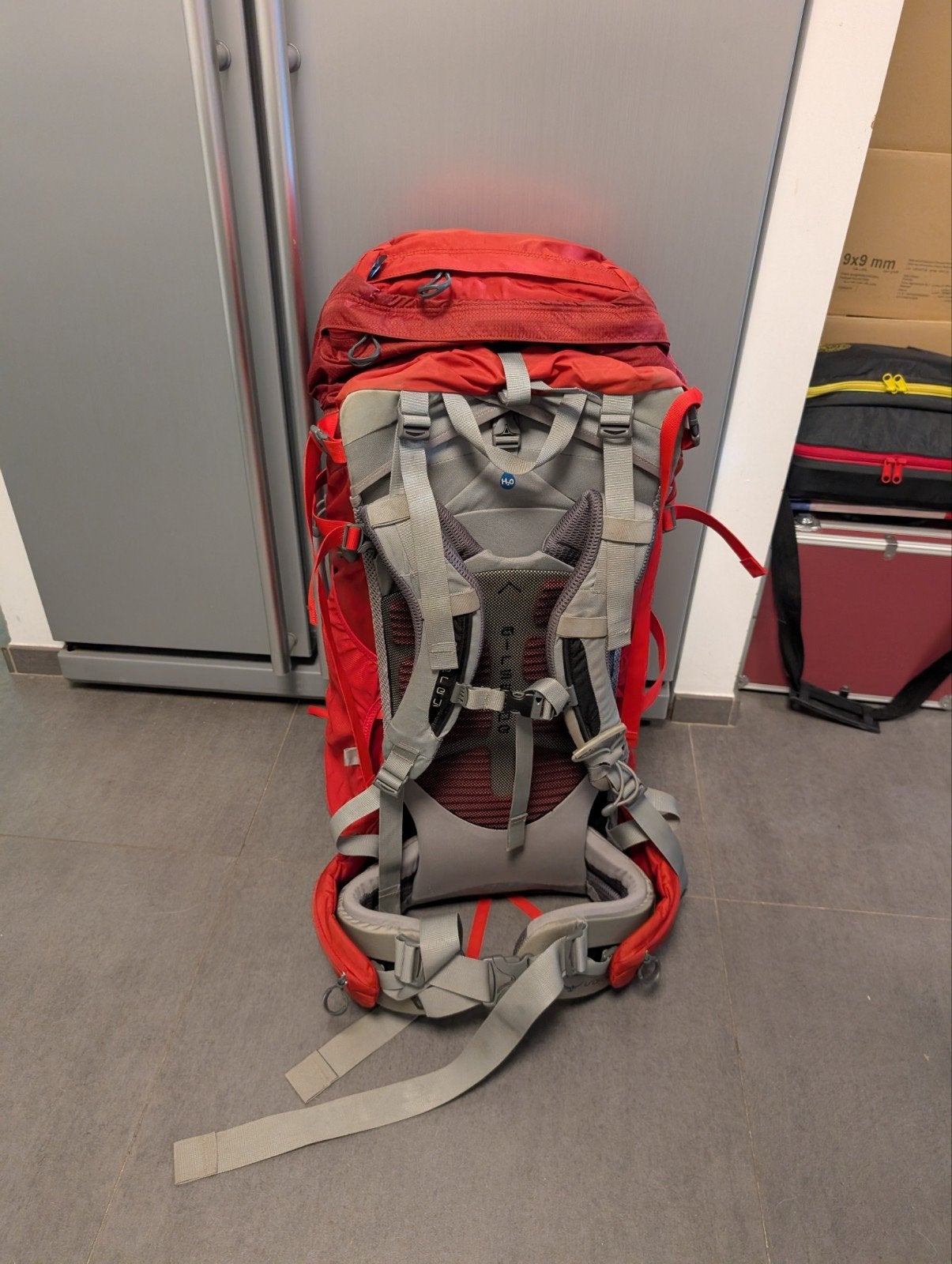 Osprey Ariel 65 Dames Trekking rugzak + betalingsbewijs, Verzenden, Zo goed als nieuw, Rood