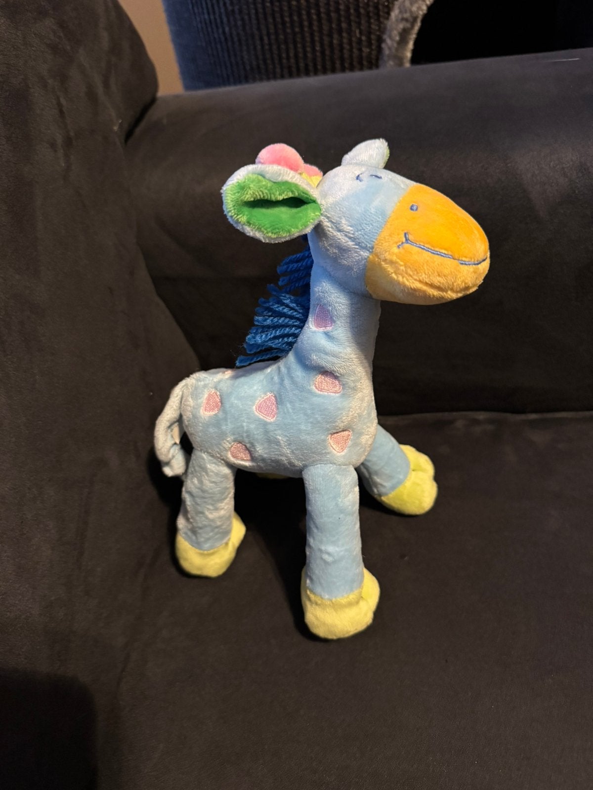 Nicotoy giraf babyknuffel, Kinderen en Baby's, Ophalen, Nieuw, Met geluid