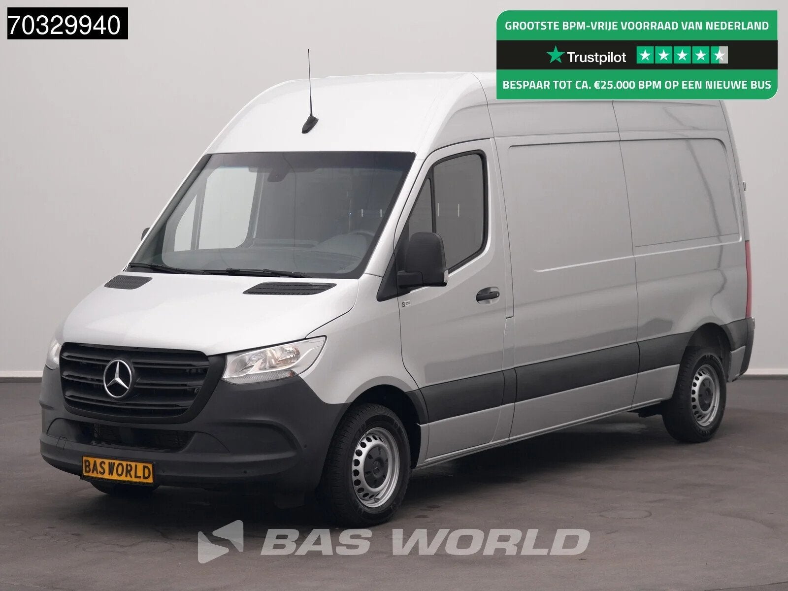 Mercedes Sprinter 215 CDI Automaat 150pk L2H2 MBUX Camera Ai, Automaat, Stof, Gebruikt, 4 cilinders