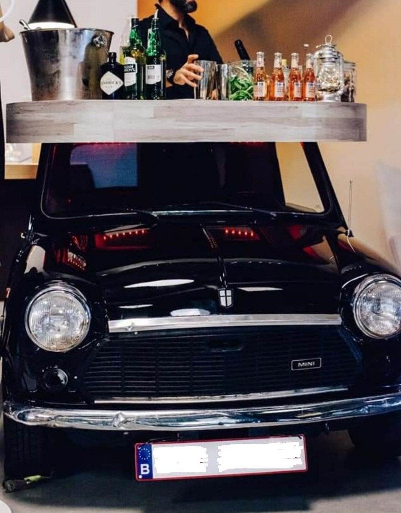 Unieke minibar voor evenementen (foodtruck), Zakelijke goederen, Horeca | Meubilair en Inrichting, Barinrichting, Gebruikt, Ophalen