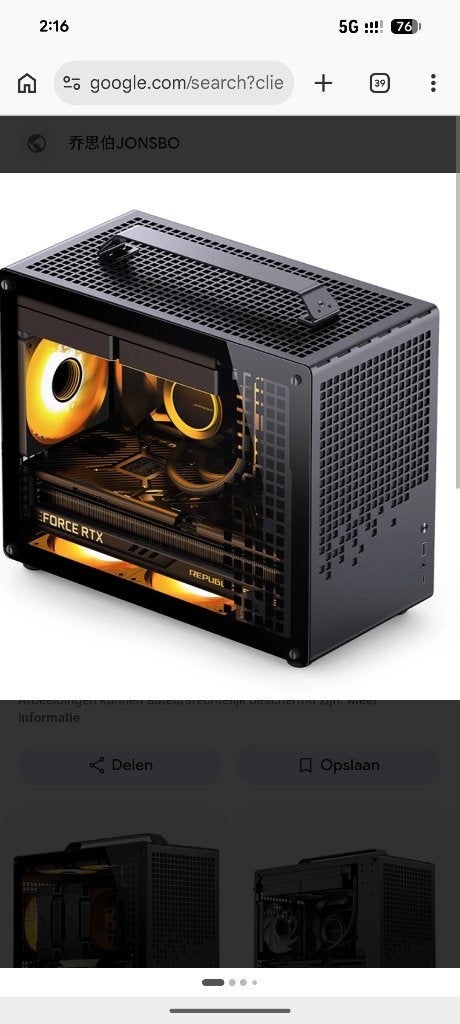 Jonsbo Z20 PC case, Computers en Software, Computerbehuizingen, Ophalen, Zo goed als nieuw