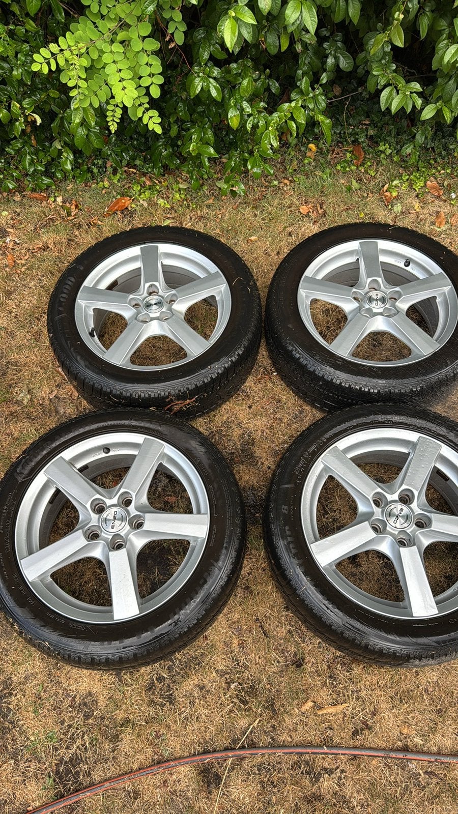 4 velgen 17” - merk Enzo, Auto-onderdelen, Ophalen, 17 inch, Band(en)