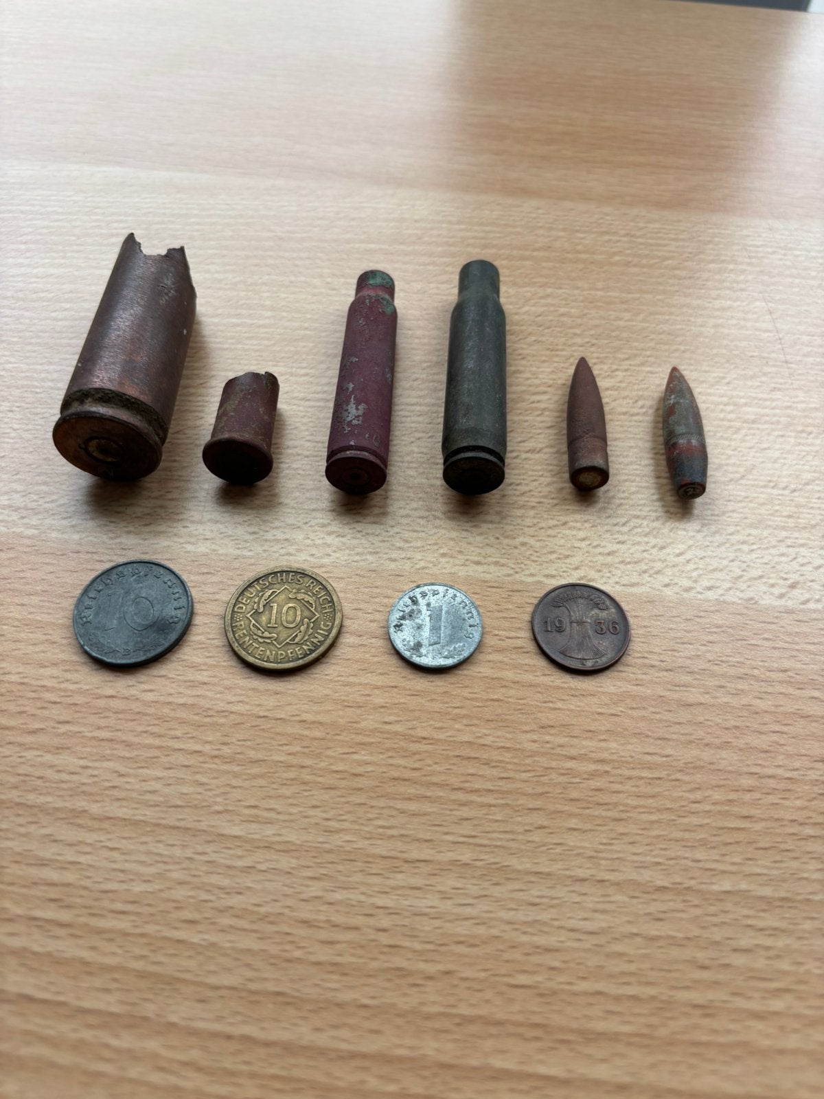 Lot Millitair WW2, Verzamelen, Ophalen of Verzenden, Hulzen of Bodemvondsten