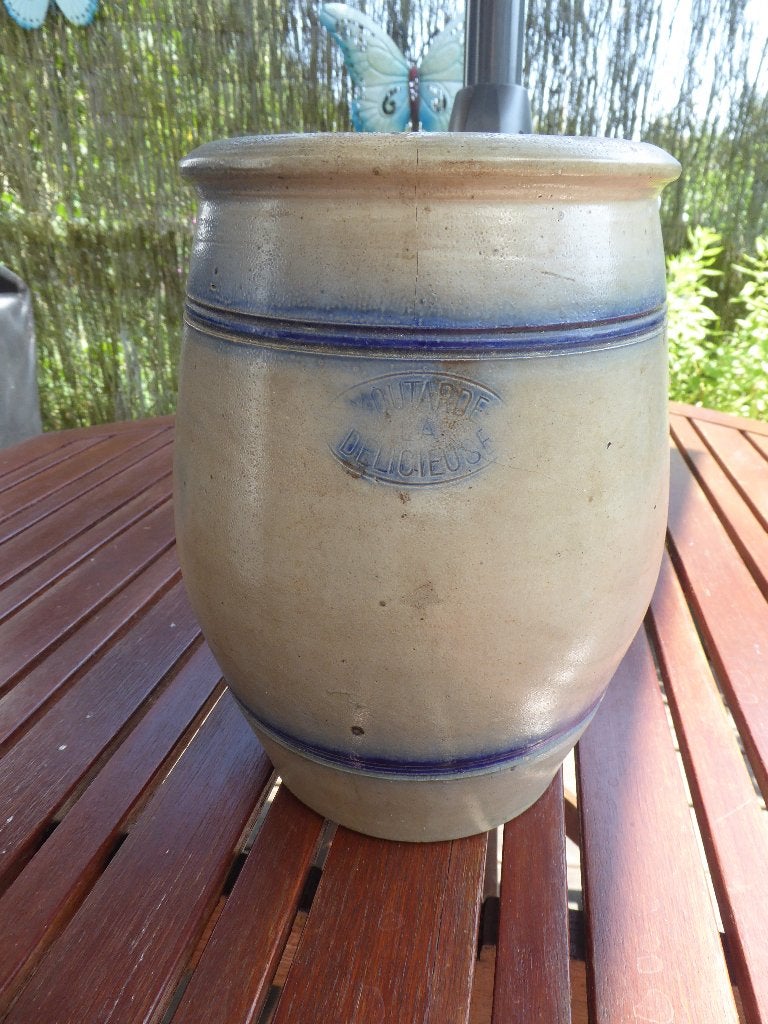 pot en grès moutarde la delicieuse 5l, Ophalen
