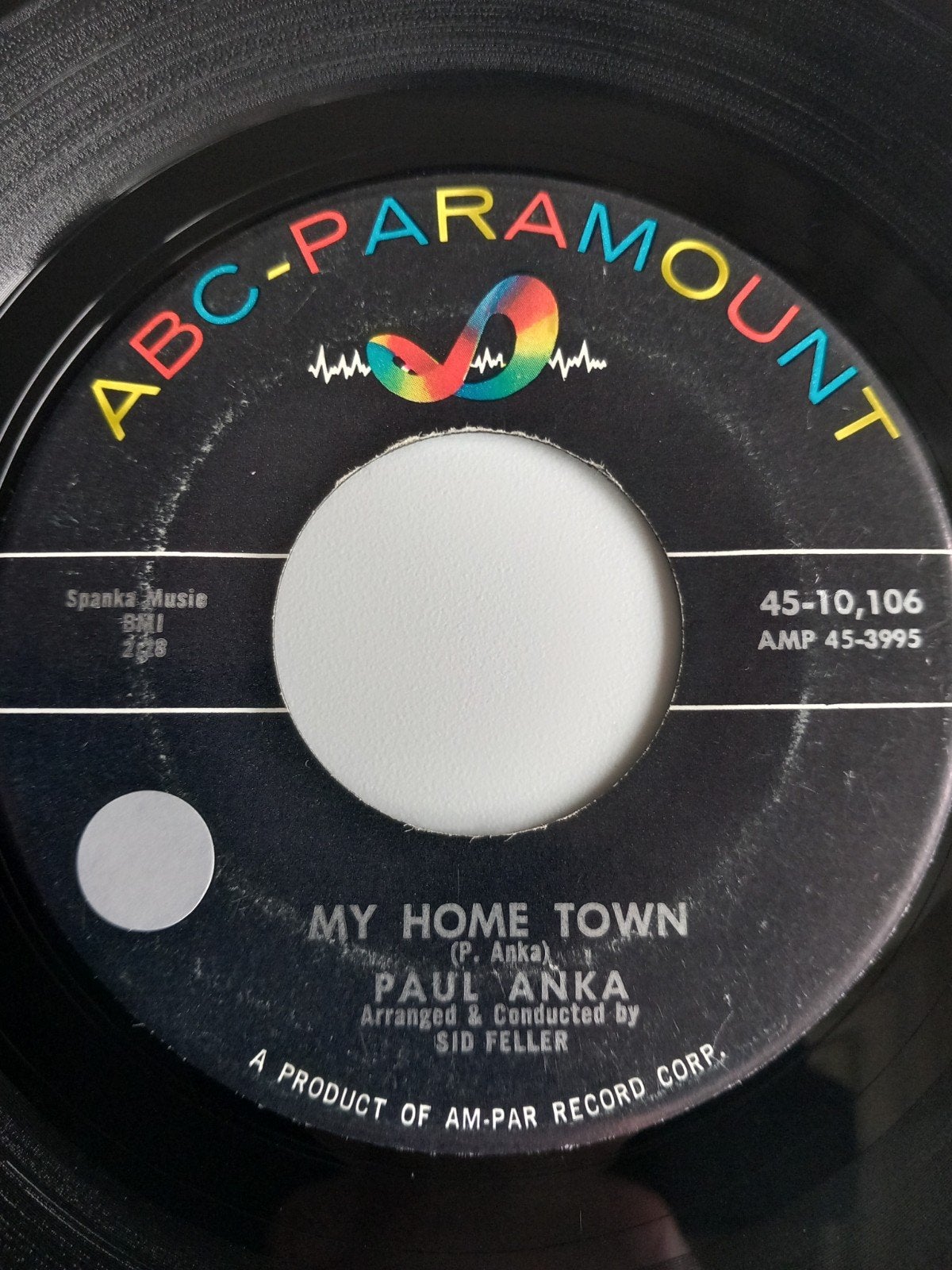 PAUL ANKA. MY HOME TOWN. 60s OLDIES 45T, Ophalen of Verzenden
