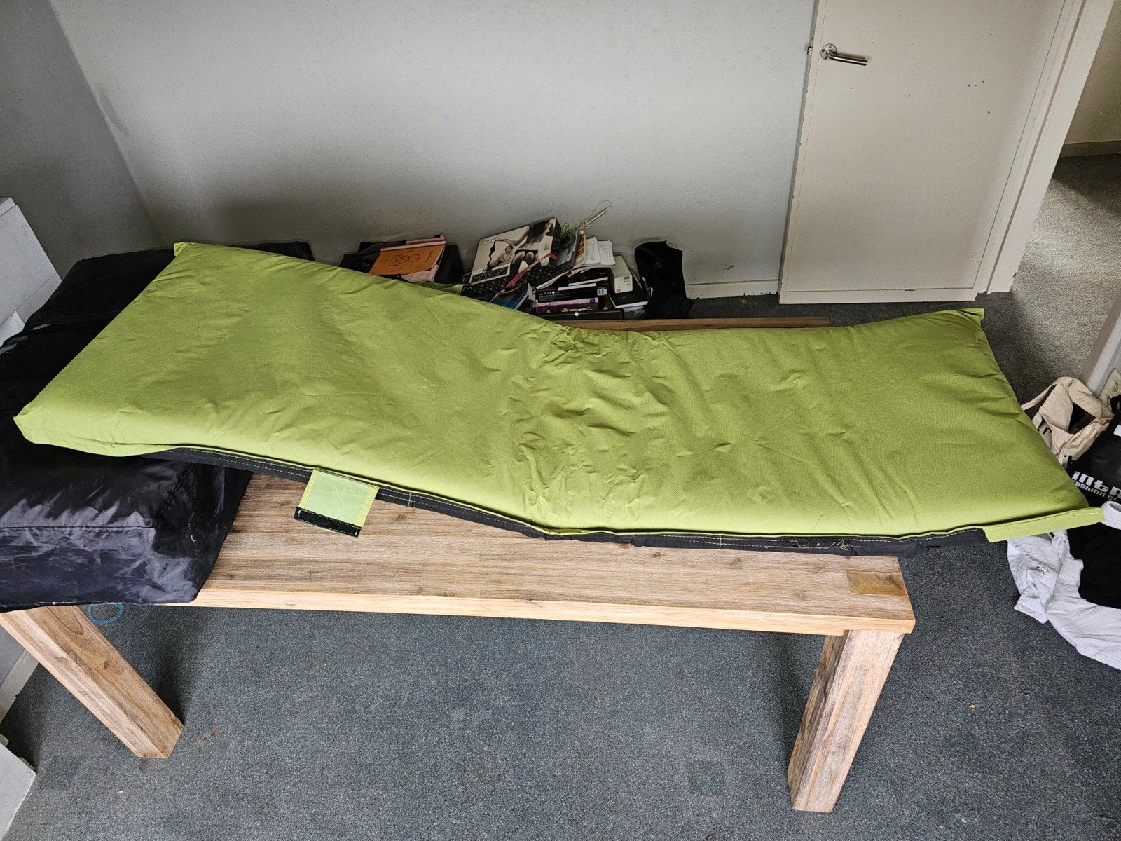 2 plooibare/draagbare zetel/kussen/matras, Ophalen