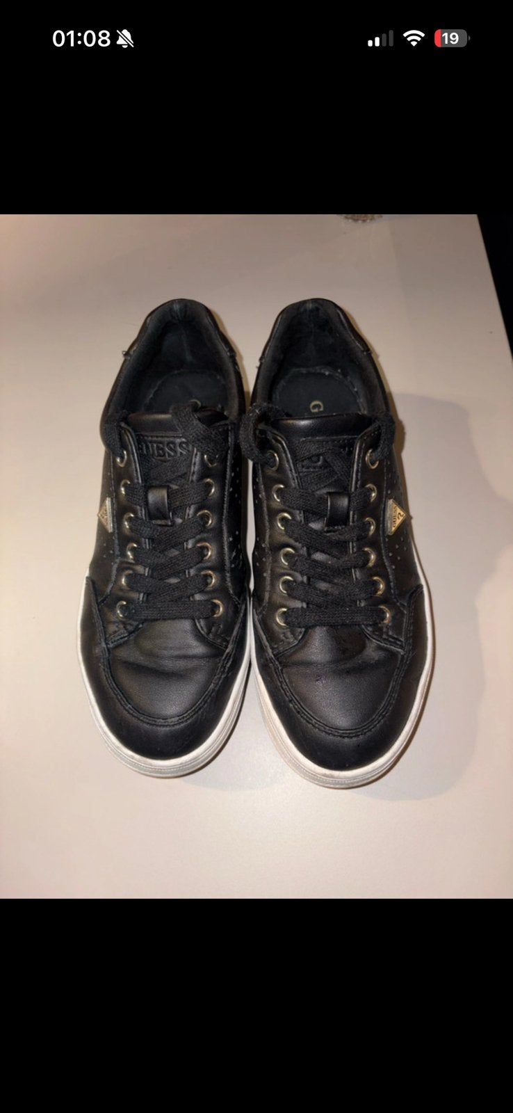 Guess sneackers, Kleding | Dames, Schoenen, Ophalen, Zo goed als nieuw, Zwart