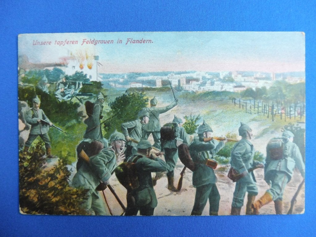 Duitse Feldpost WO1: Dappere Feldgrauen in Flandern (D), Verzenden, Landmacht, Overige typen