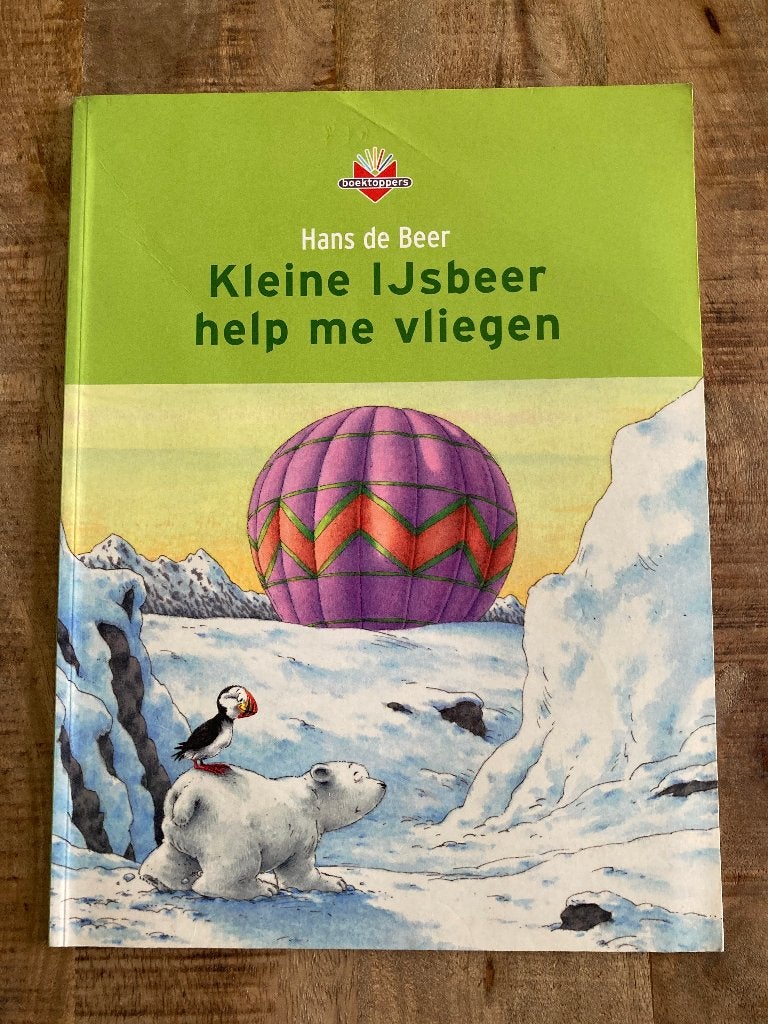 Kleine IJsbeer help me vliegen - Hans de Beer - Boektoppers, Boeken, Ophalen of Verzenden, Gelezen, Hans de Beer