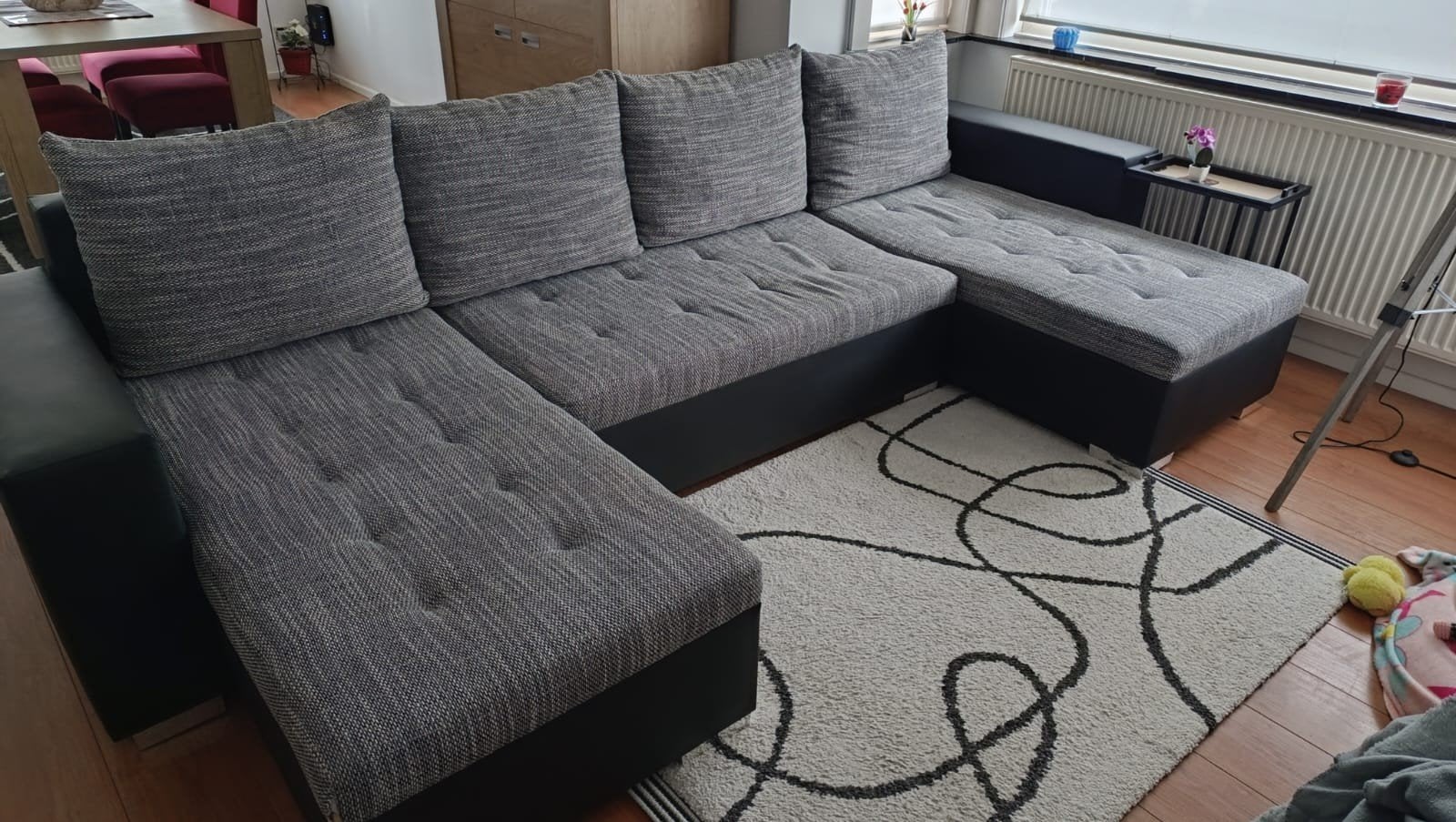 ️ Jusi U  Lounge Hoekbank met Opbergruimte –, Maison & Meubles, Canapés | Coins salons complets, Enlèvement