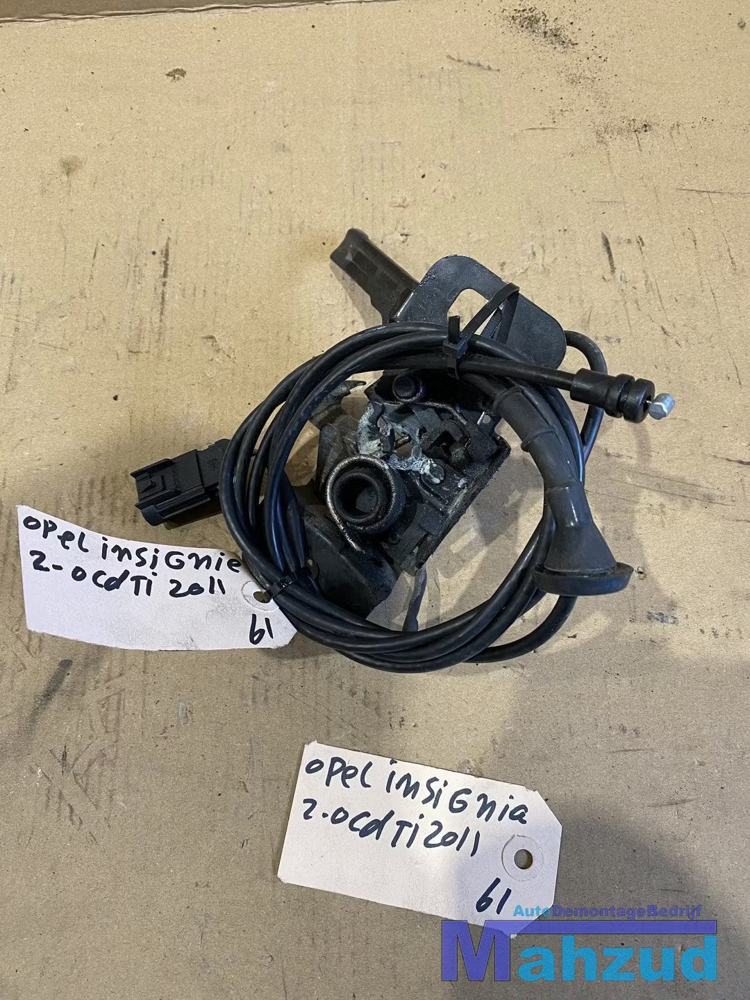 OPEL INSIGNIA A Motorkap slot hendel kabel 20938334, Gebruikt, Opel Automobile GmbH, Kontakt@opel-infoservice.de, Opel