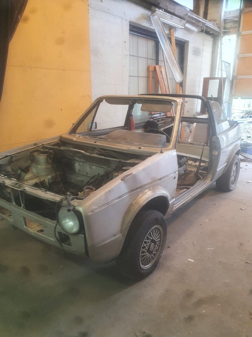 vw golf 1 cabrio zoldervondst, foto 2