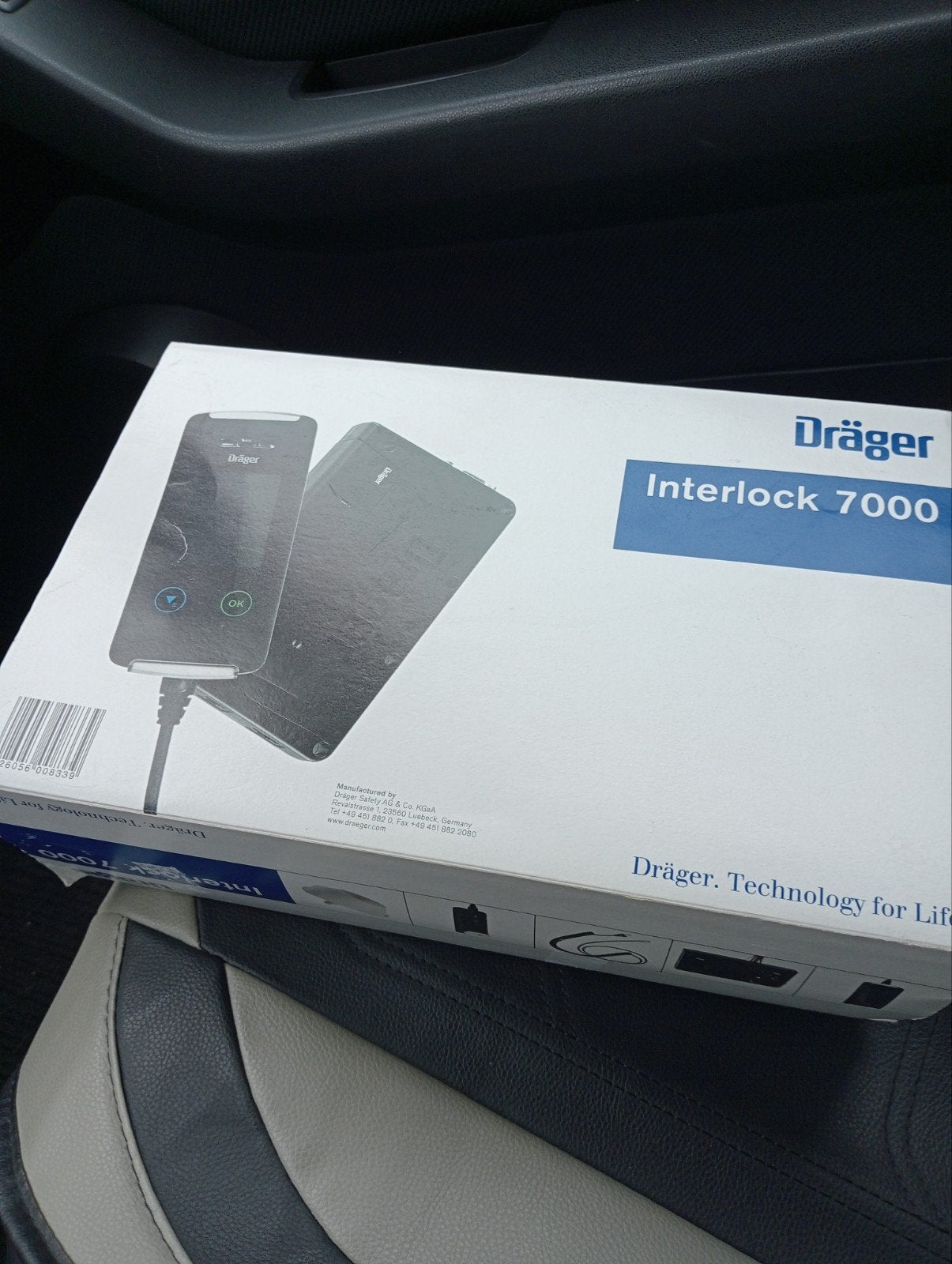 alcoholslot Drager interlock 7000, Ophalen, Zo goed als nieuw