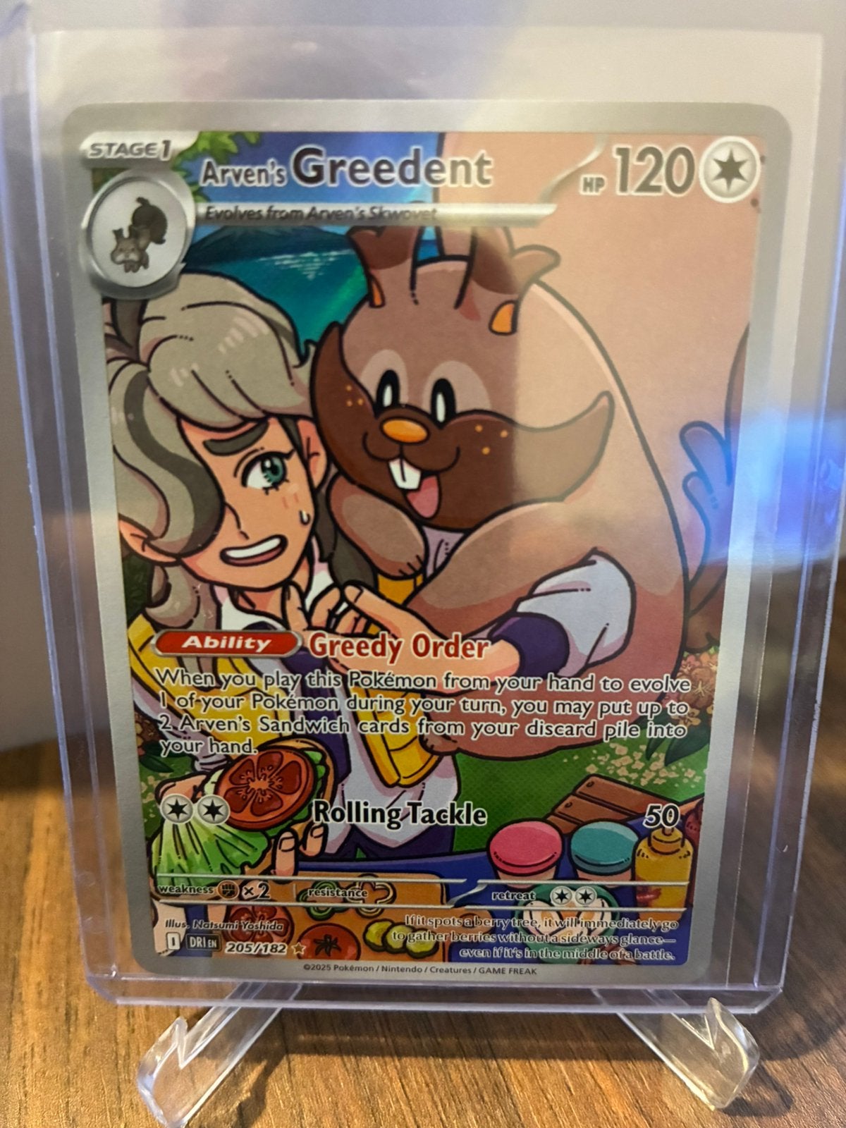 Pokemon greedent destined rivals, Ophalen of Verzenden, Zo goed als nieuw, Booster