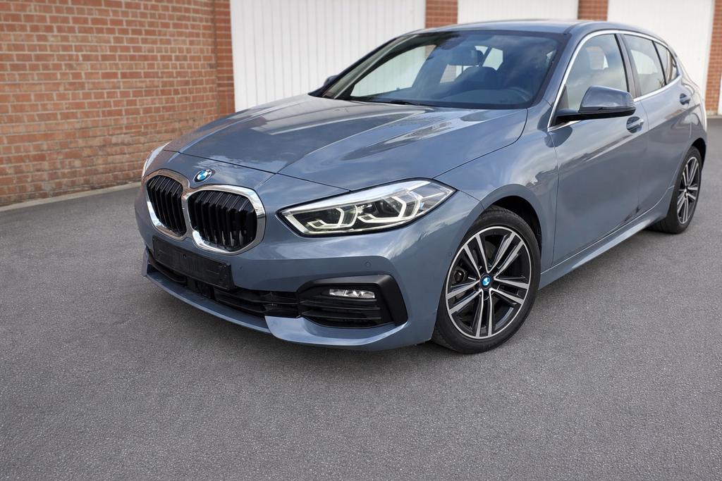 BMW Série 1 116d Auto 2022 - GPS - Caméra -CarPlay -Garantie, Argent ou Gris, Achat, Euro 6, Noir