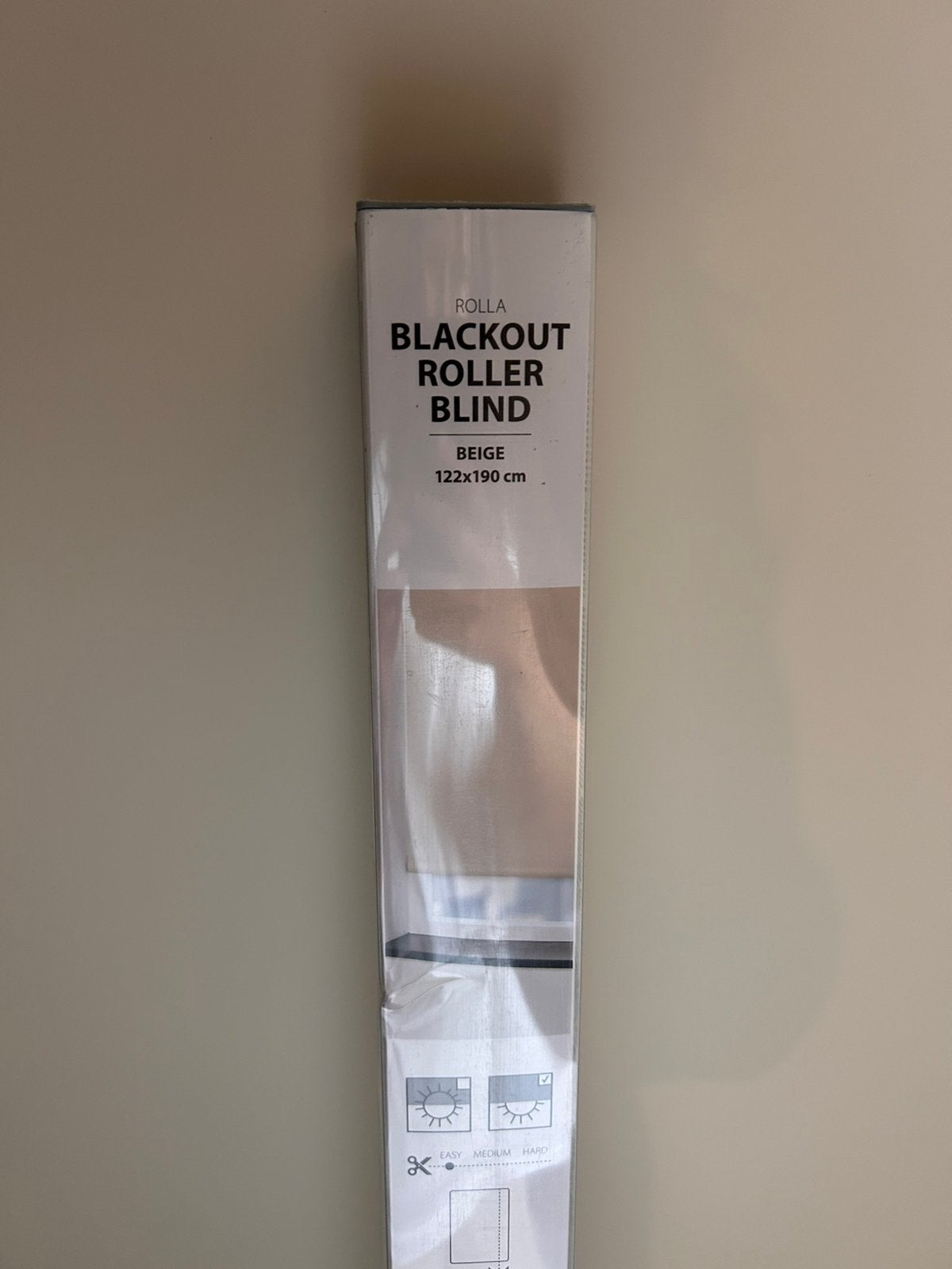 6 x beige rolgordijnen niet gebruikt, Huis en Inrichting, Ophalen, Overige materialen, 122 cm, Overige merken