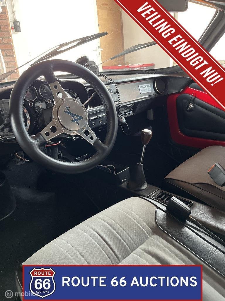 Alpine A110 1300 Berlinette | 1971 | Route 66 Auctions, Auto's, Renault, Zwart, Bedrijf, Handgeschakeld