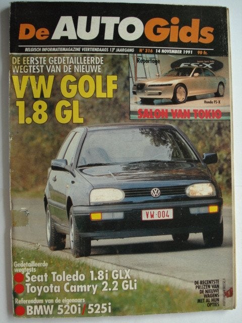 AutoGids 316 VW Golf Toyota Camry BMW 5 E34 Opel Frontera, Envoi, Utilisé, Général