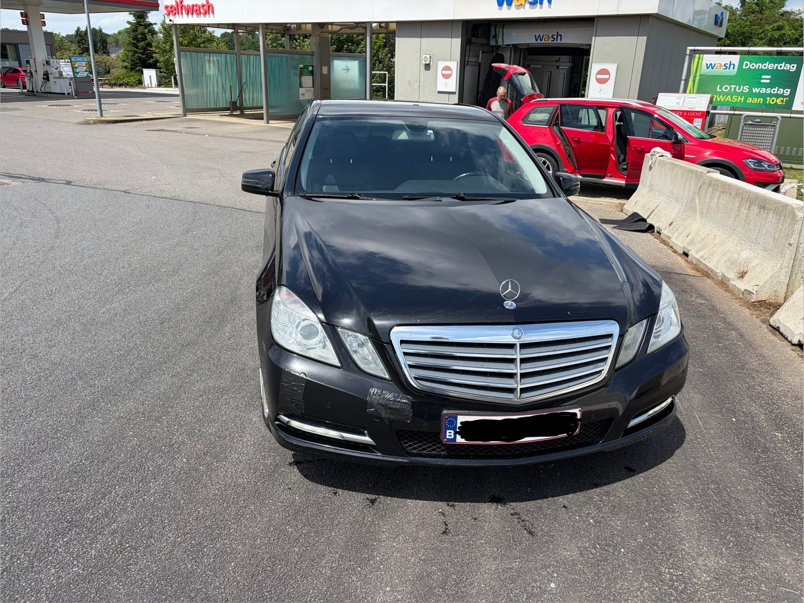Mercedes E 200 CDI Diesel Automaat Zwart, Auto's, Euro 5, Achterwielaandrijving, Zwart, 4 cilinders