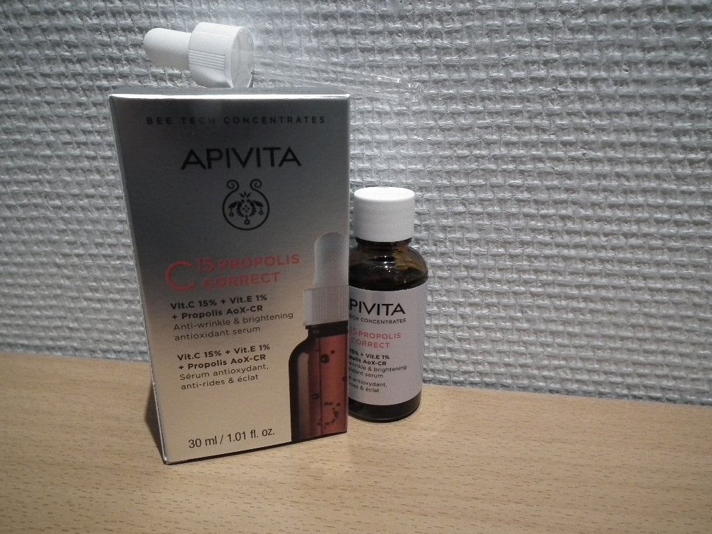 Apivita sérum C15 Propolis Correct. 30 ml (nouveau), Envoi, Neuf, Tout le visage, Soins