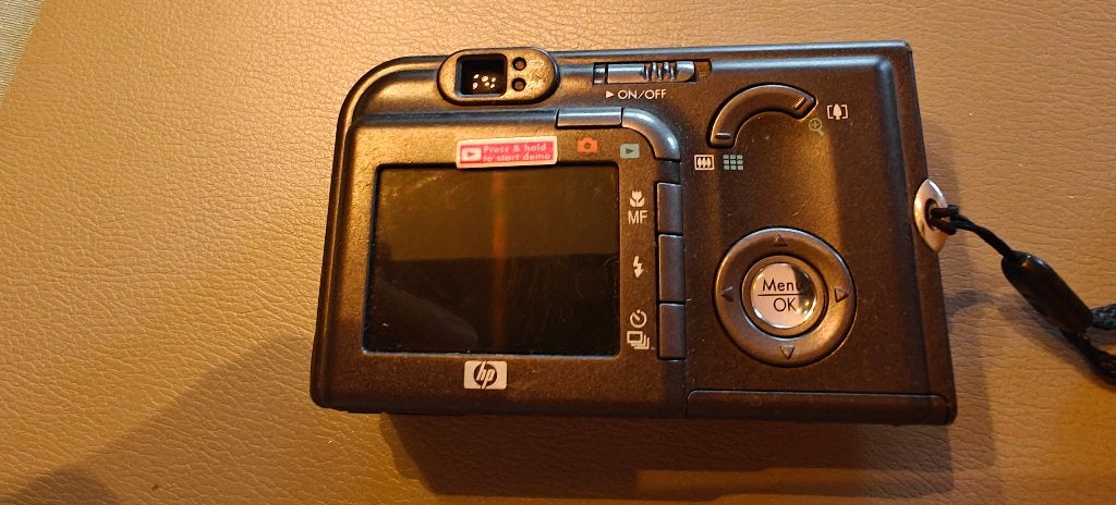 HP Photosmart R717 compacte fotocamera, Ophalen, Cameratas, Zo goed als nieuw, HP