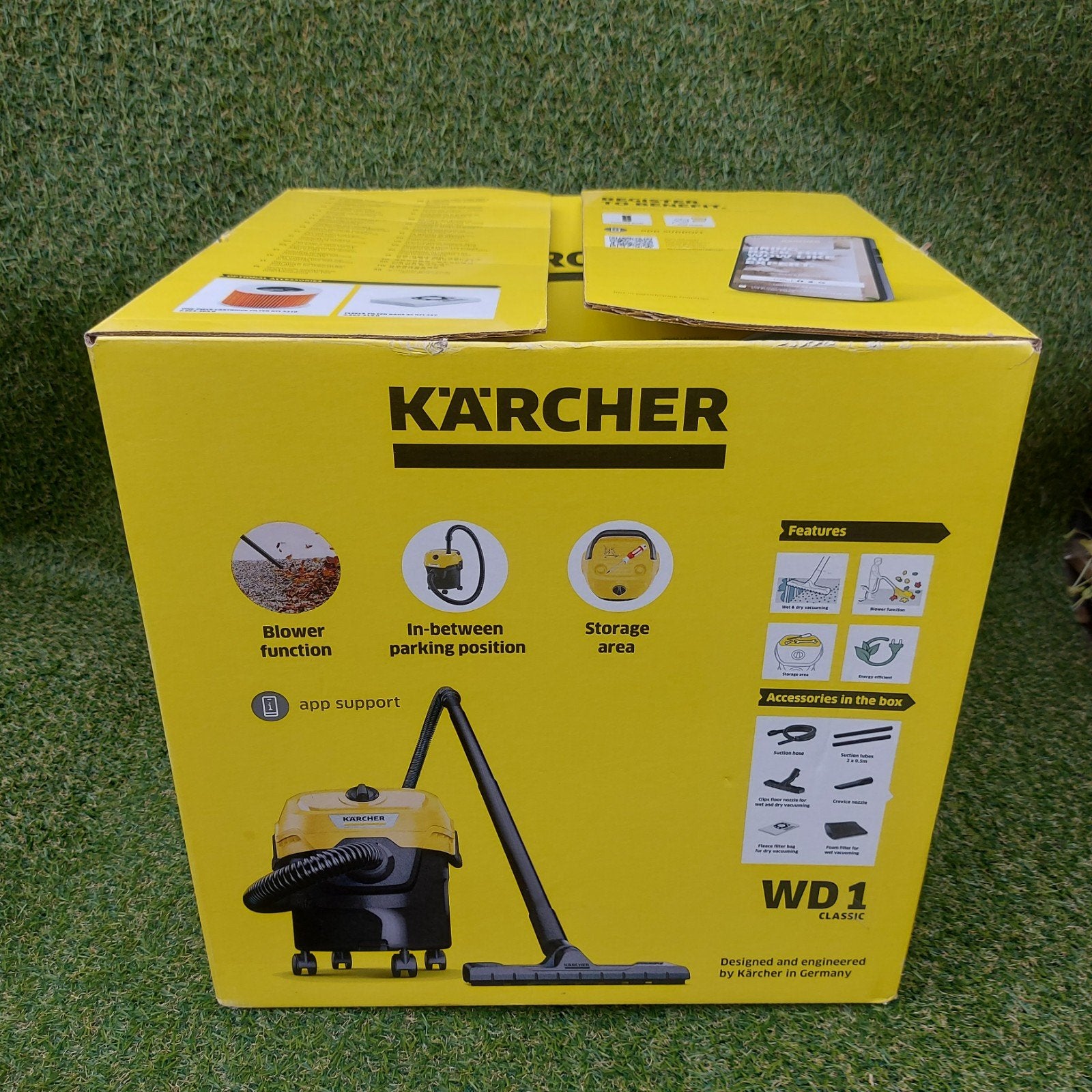 Kärcher WD 1, Ophalen, Zo goed als nieuw, Waterstofzuiger