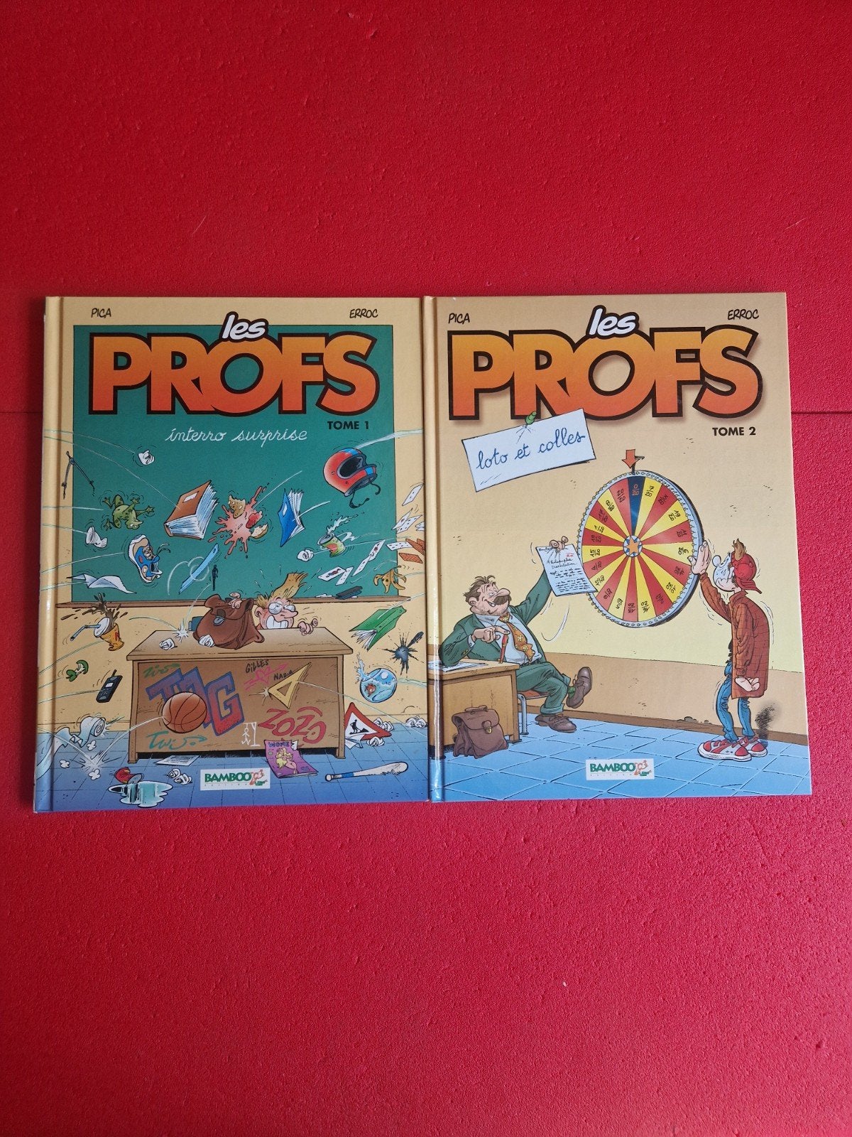 Lot de 2 bd les profs 1 et 2, Livres, Enlèvement ou Envoi