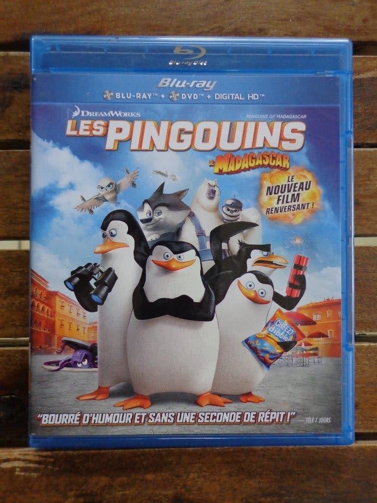 )))  Bluray et DVD Les Pinguoins de Madagascar   (((, CD & DVD, Blu-ray, Enlèvement ou Envoi, Film, Français, Comme neuf