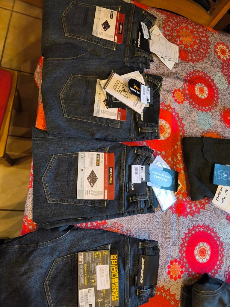 SPIDI MOTORJEANS, Ophalen