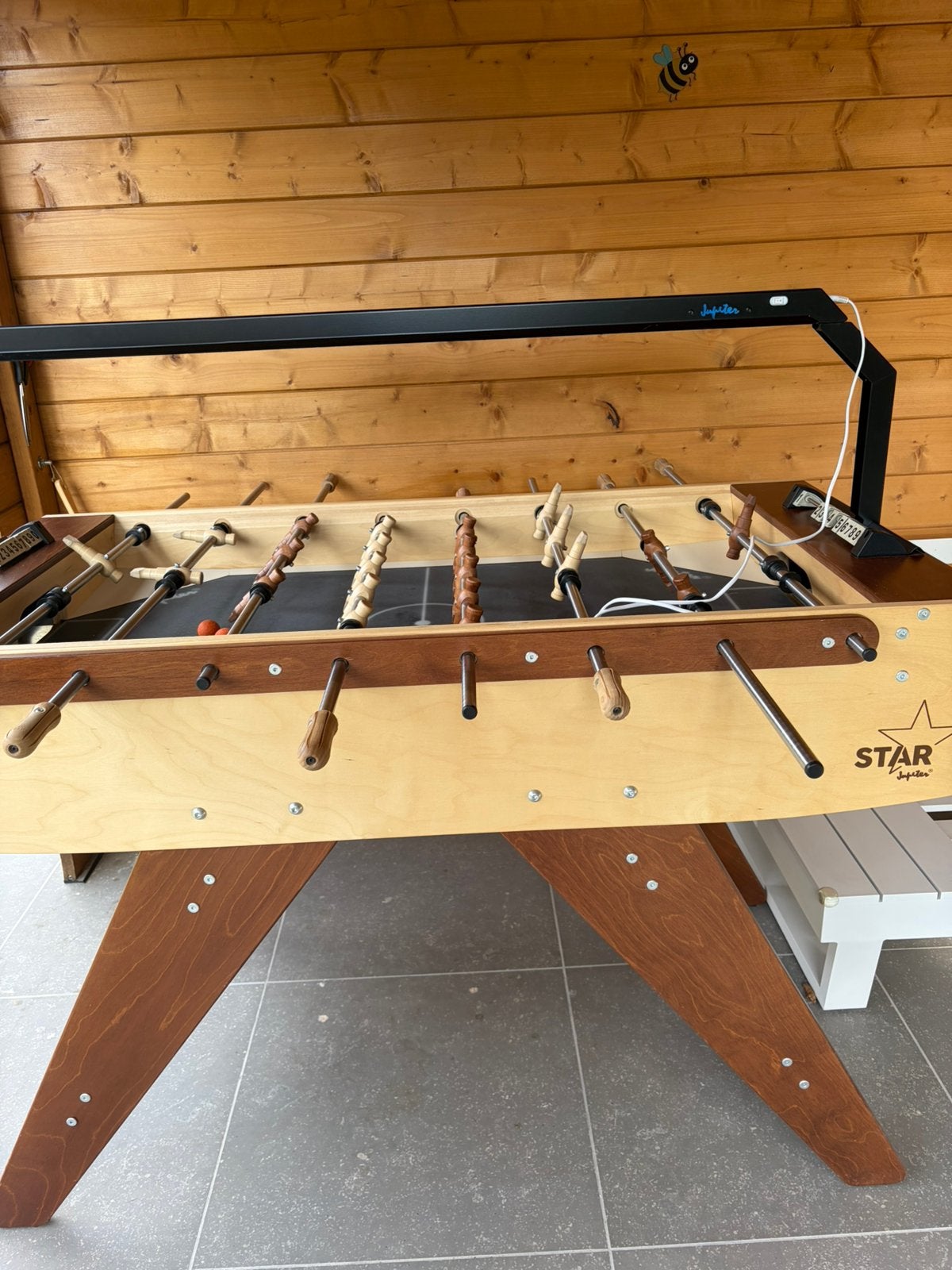 Babyfoot professionnel Jupiter Star avec éclairage, Enlèvement, Comme neuf