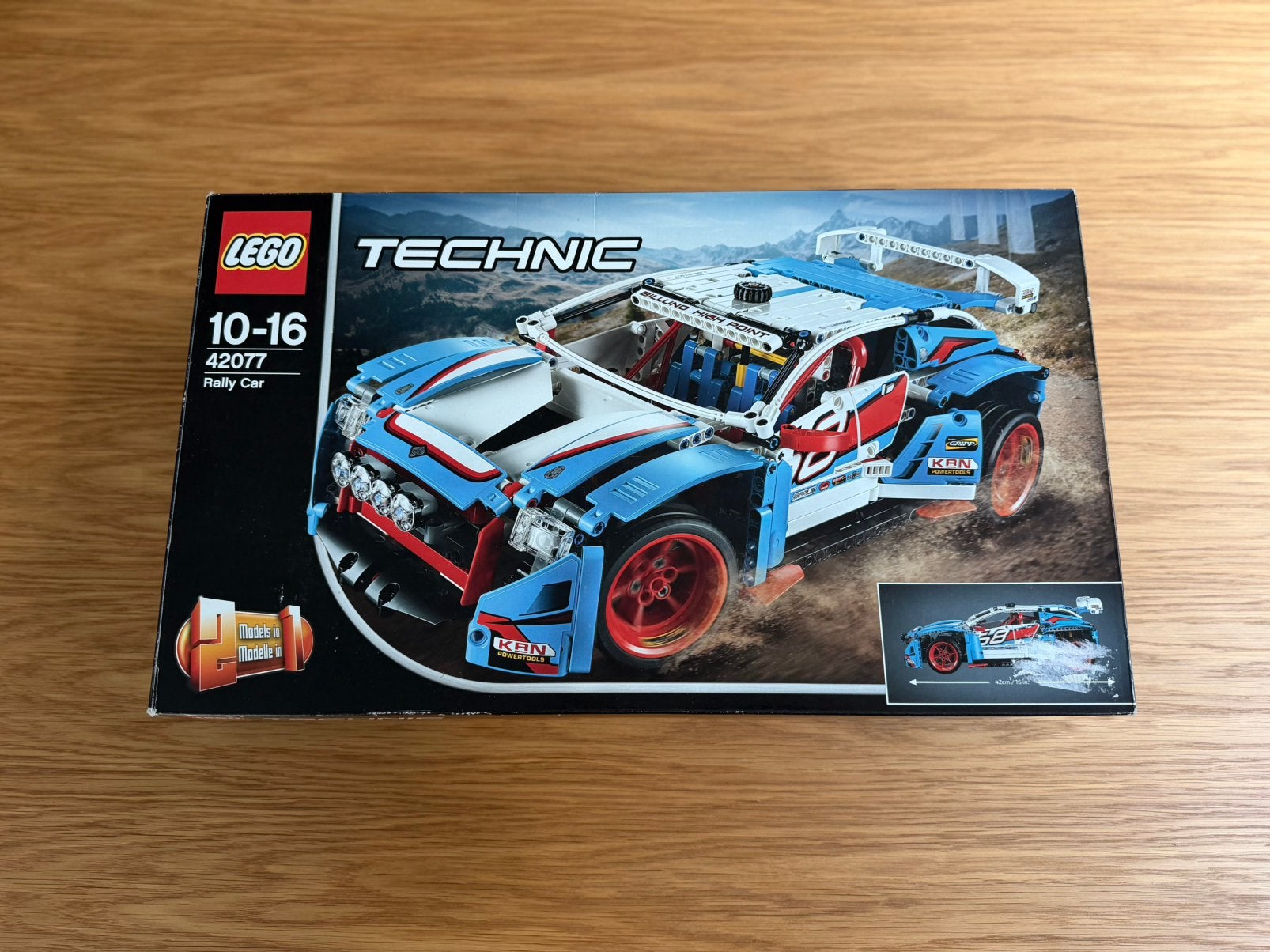Lego Technic 42077 compleet, Lego, Ophalen of Verzenden, Zo goed als nieuw, Compleet