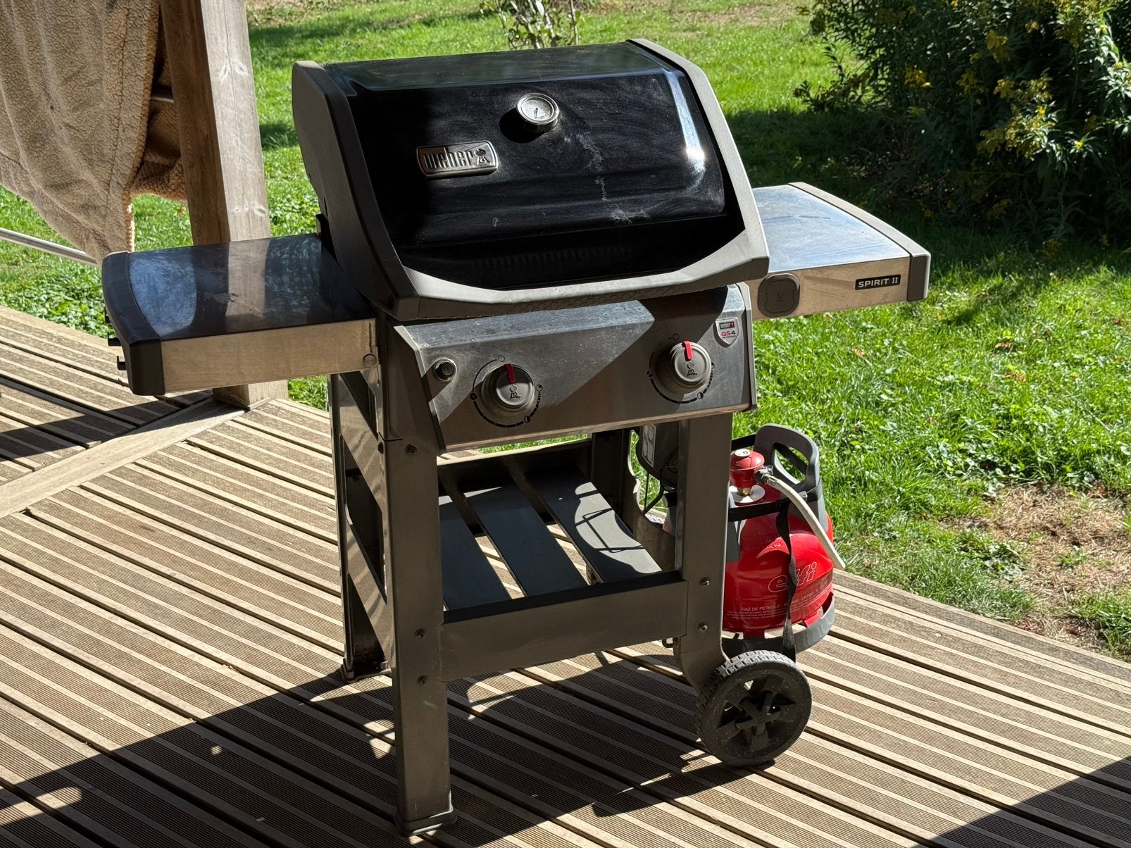 Barbecue Gaz Weber Spirit II E210 avec plancha, Jardin & Terrasse, Barbecues à gaz, Enlèvement, Utilisé
