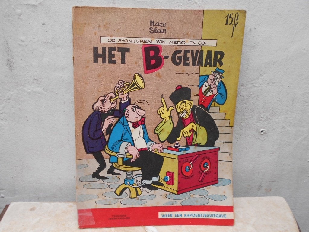NERO en CO  het  b gevaar  oude herdruk  2 kleuren, Ophalen of Verzenden