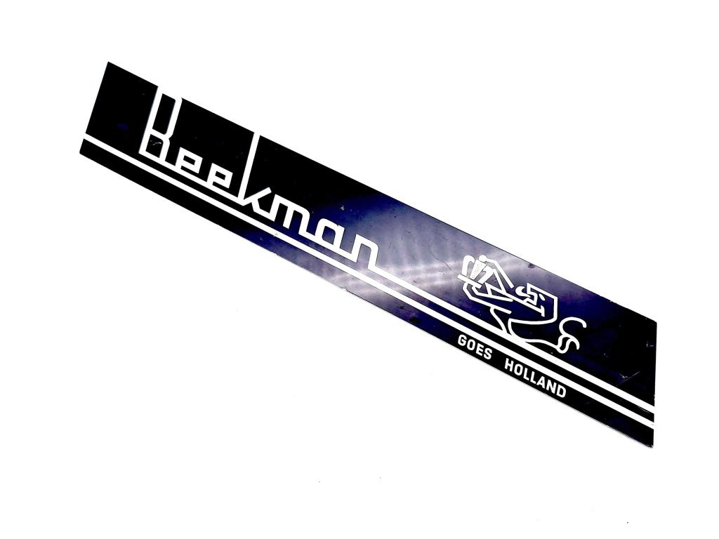 Decal BEEKMAN sportboot logo EMBLEEM vintage origineel (1st), Watersport en Boten, Niet ingevuld, Niet ingevuld, Ophalen of Verzenden