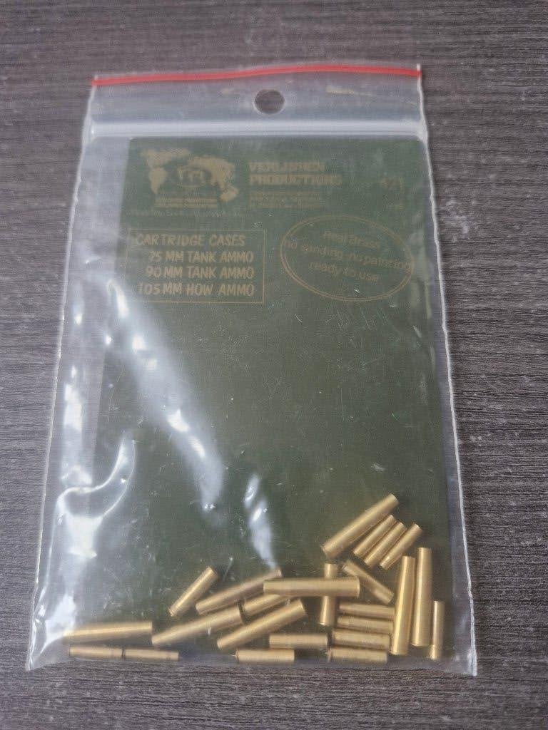 Verlinden 1/35 Cartridge Cases 75/90/105mm Ammo, Hobby & Loisirs créatifs, Modélisme | Voitures & Véhicules, Neuf, Autres marques