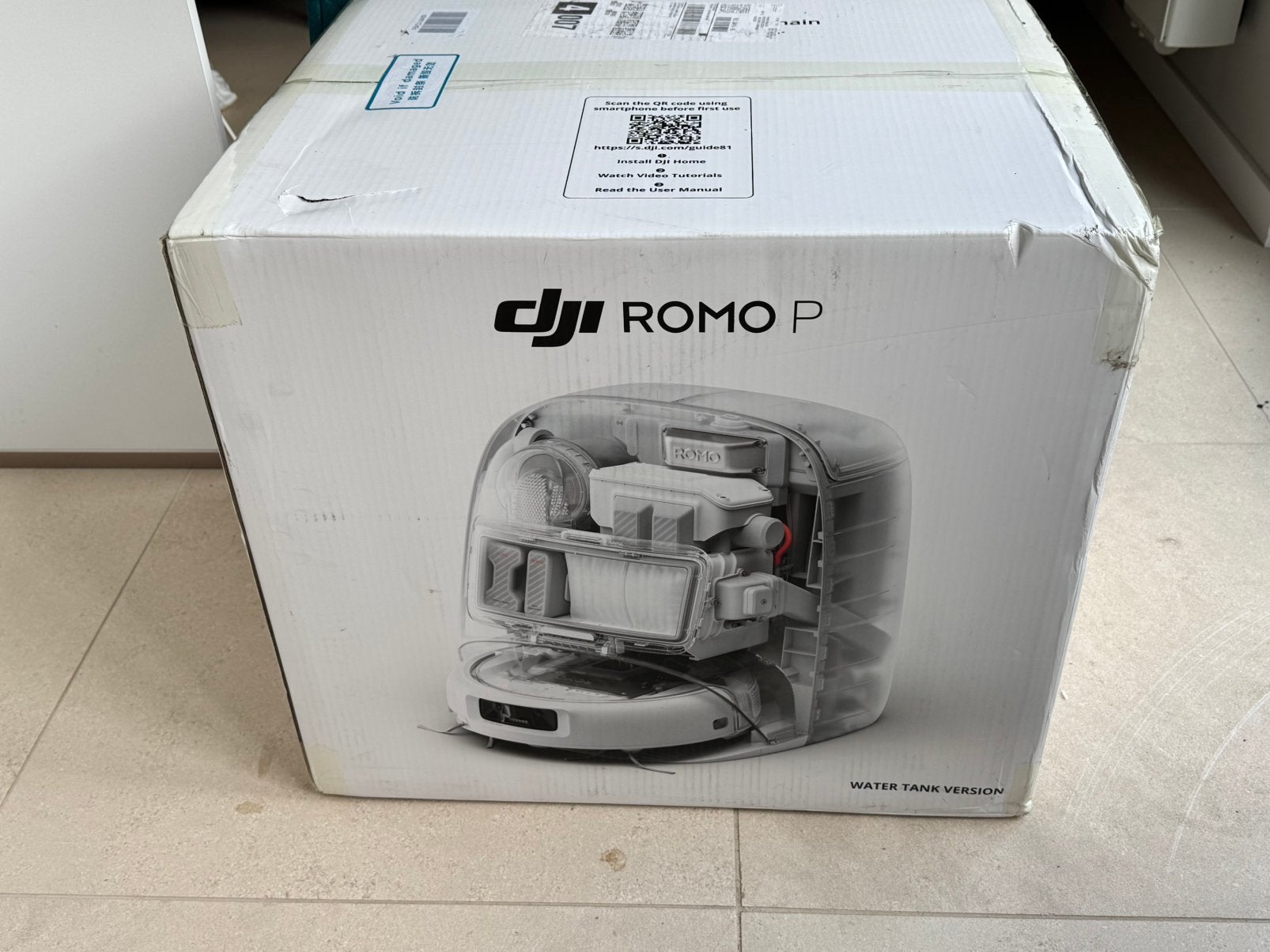 DJI ROMO P - Aspirateur robot avec fonction lavage, Enlèvement ou Envoi, Comme neuf