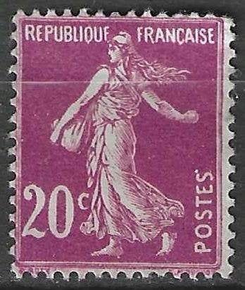 France 1924/1926 - Yvert 190b - Type Semeuse - 20e sièc (ST), Envoi, Affranchi