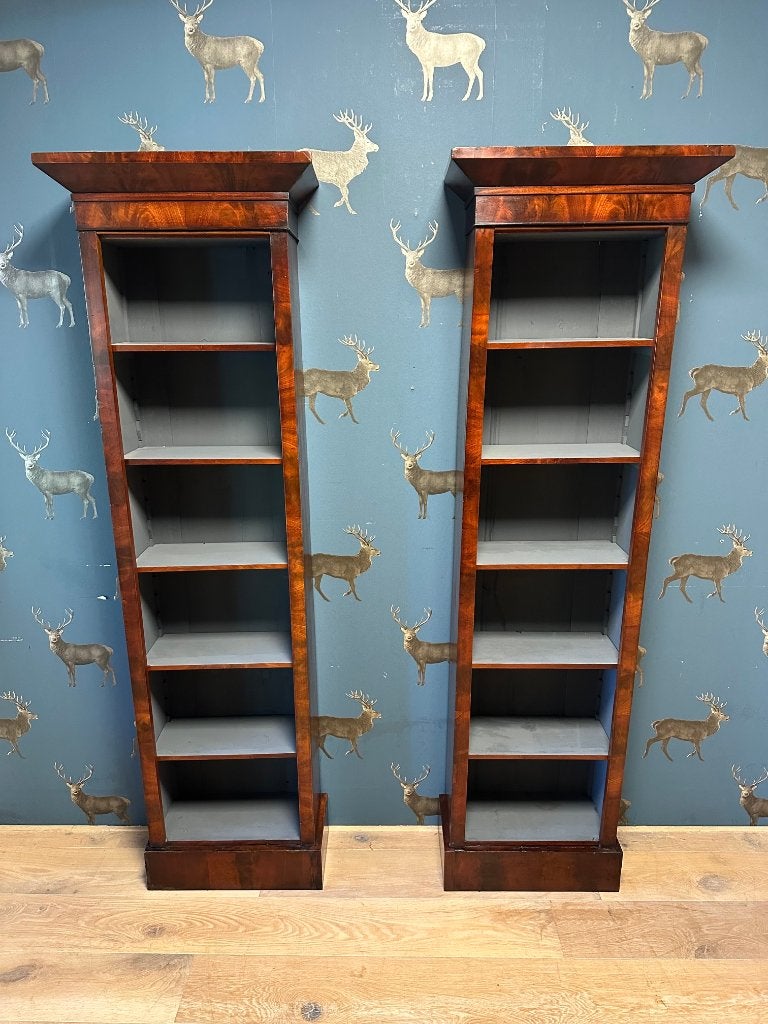 Set van 2 Antieke Engelse boekenkasten, Enlèvement ou Envoi