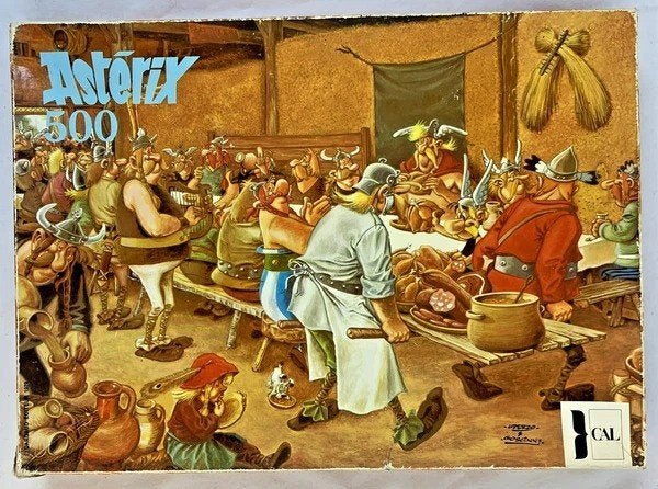 Puzzle Astérix 500 pièces Mariage paysan vintage 1979 Astéri, Envoi, Astérix et Obélix, Comme neuf, Livre ou Jeu